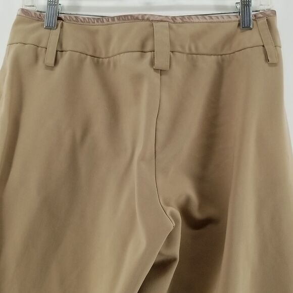 🎁5/$25 Body by Victoria Pants Women's Size 6 Marisa Fit Wide Leg Tan - Picture 9 of 9